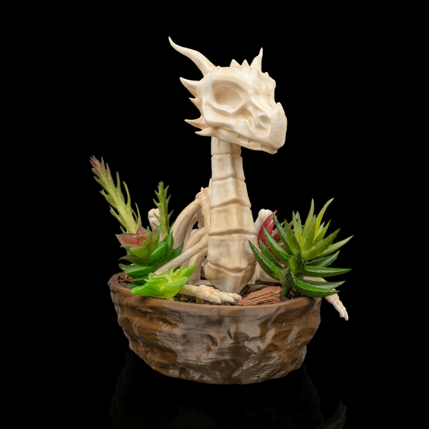 Verdant Remains – Drachen Pflanzkübel (3D-gedruckt)