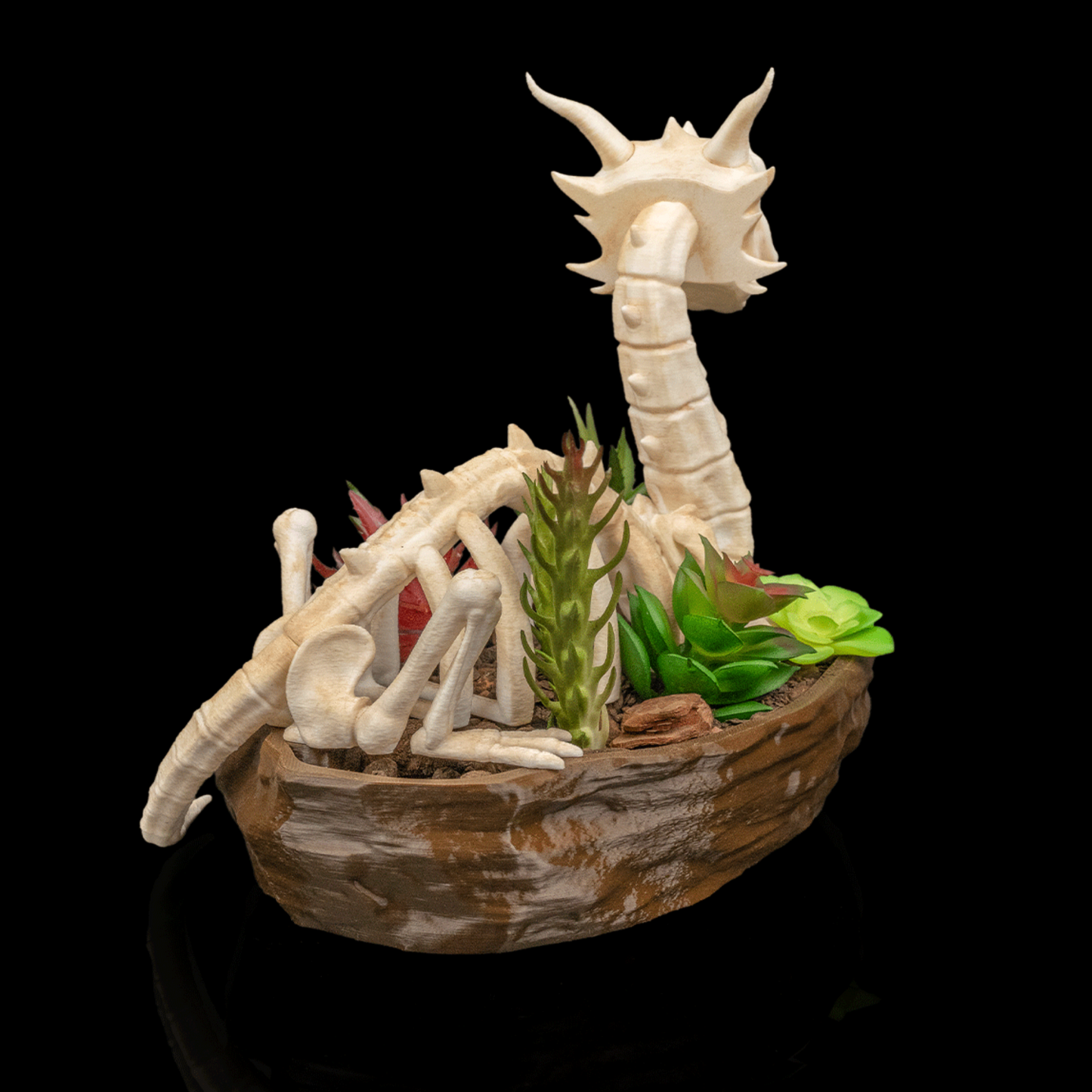 Verdant Remains – Drachen Pflanzkübel (3D-gedruckt)