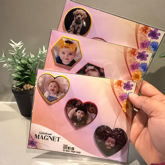 3 Stück - 3D Printed Fridge  Magnet, Perfect geschenk,