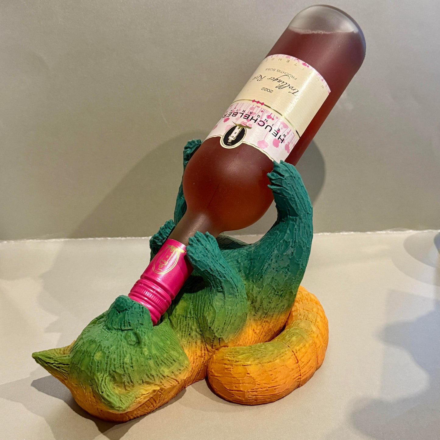 3D-gedruckte Panda-Weinhalter - Deko für Weinliebhaber