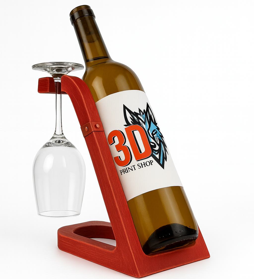 3D- Gedruckt Glas- & Weinhalter – The Oak Rest Design