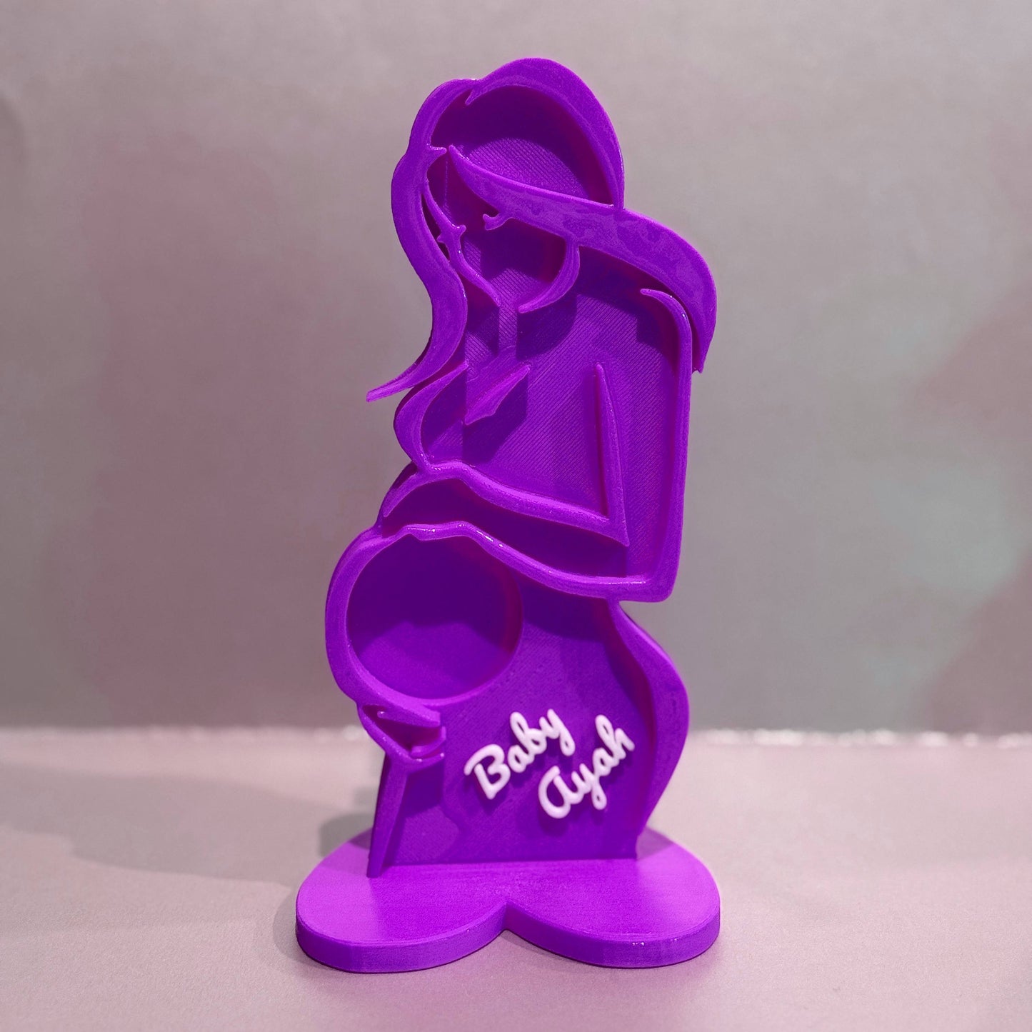 Future Mama Ultraschall-Fotohalter mit Namen