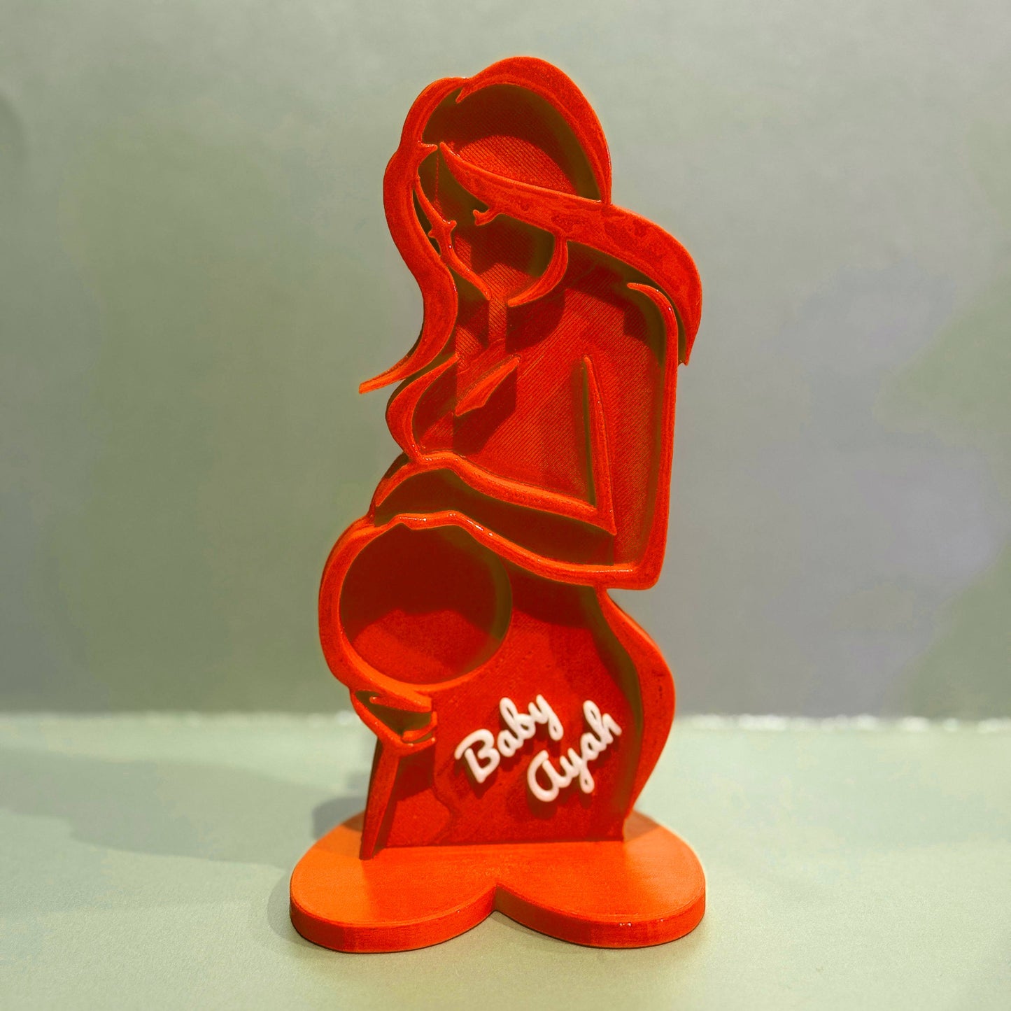 Future Mama Ultraschall-Fotohalter mit Namen