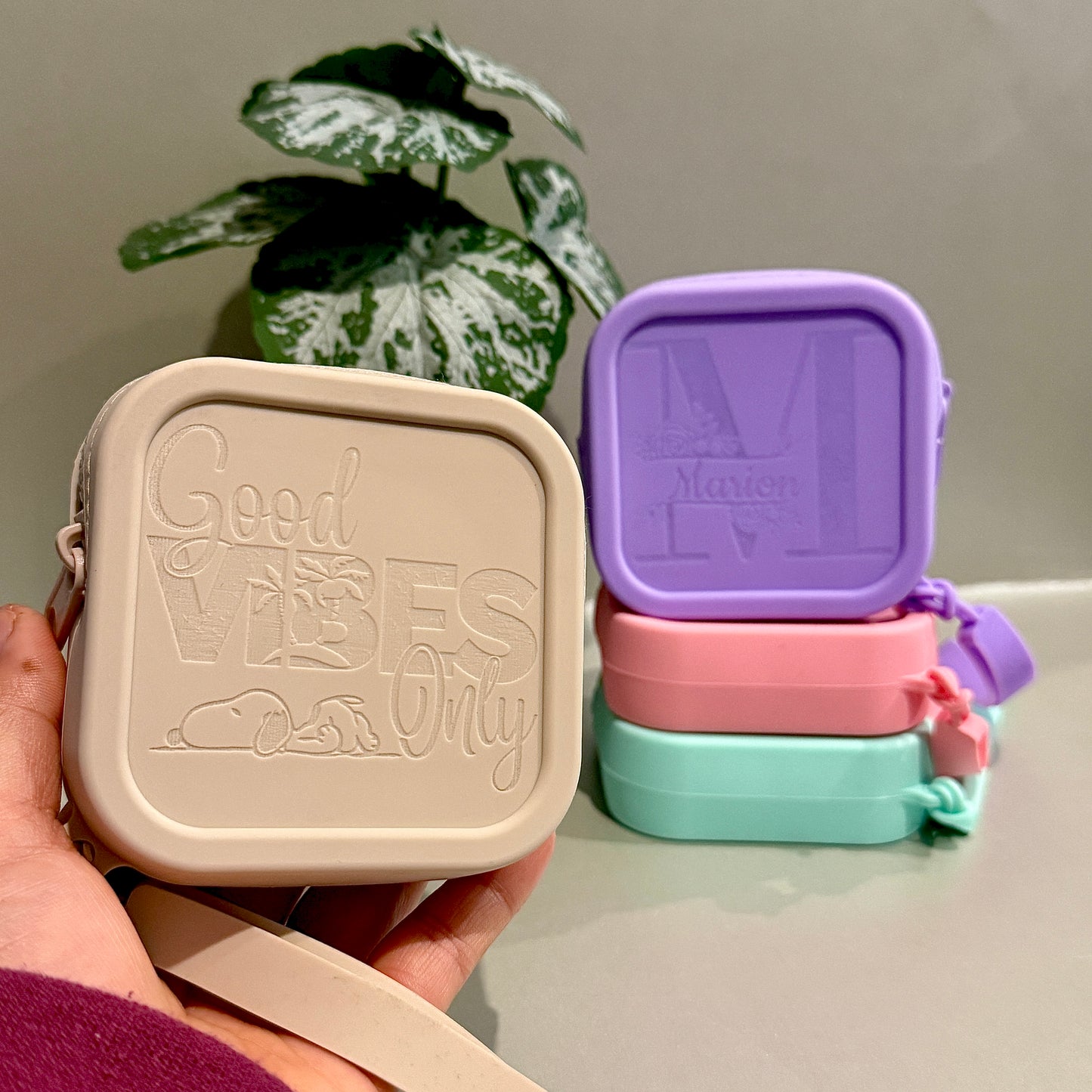 Geldbörse-Silikon Wasserdicht, flexibel & mit Namensgravur