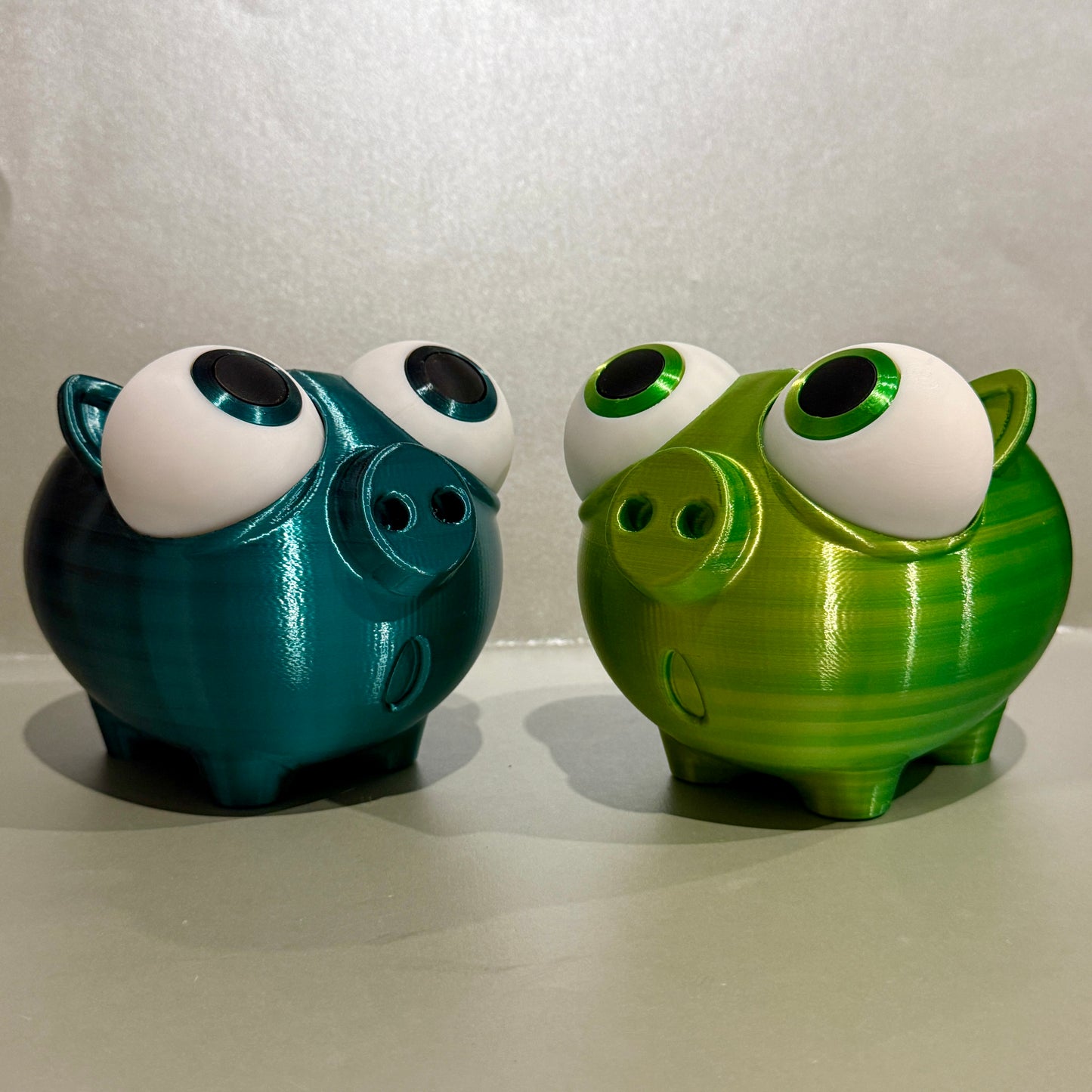 Sparschwein mit Bewegliche Augen und Personalisierte Name