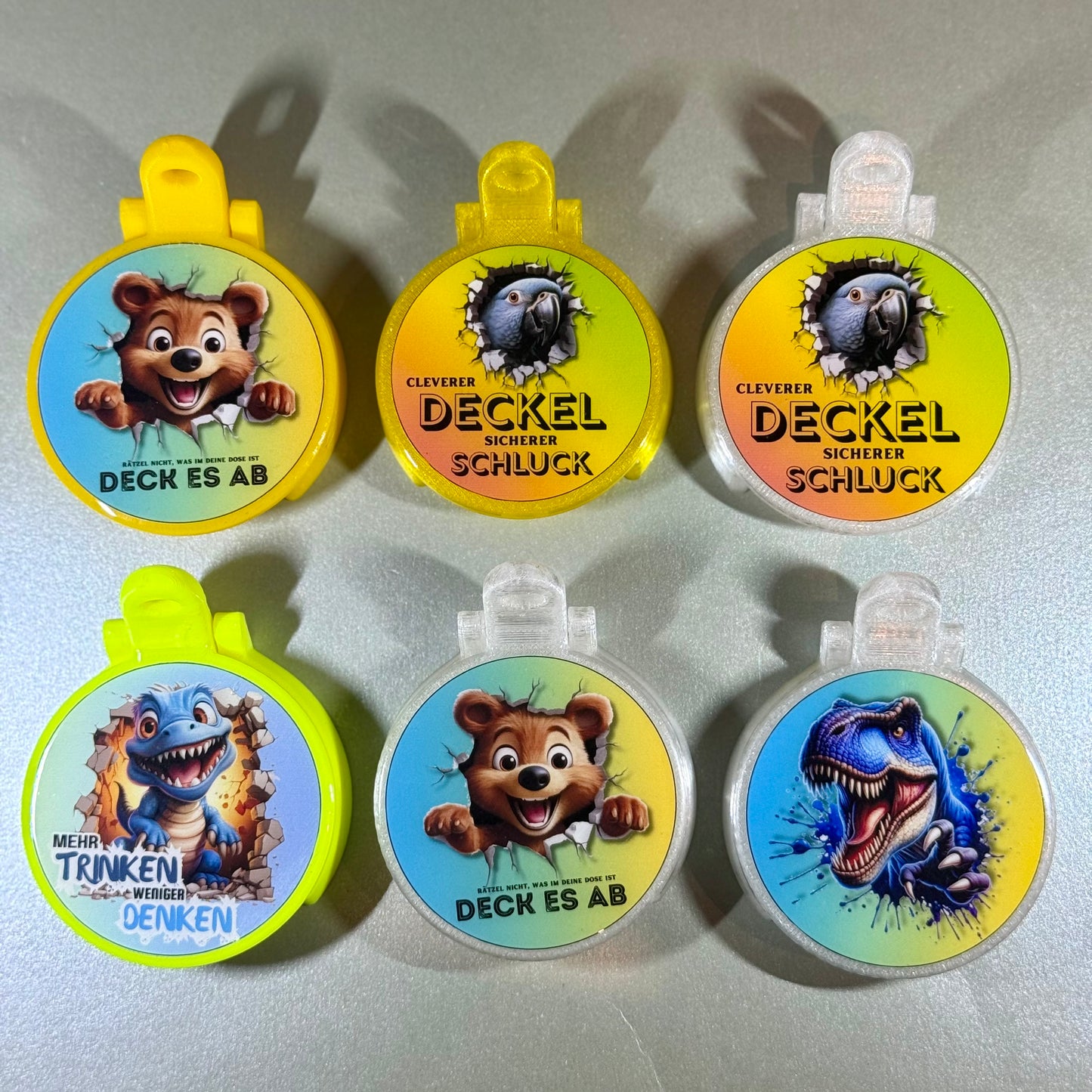 2er Set Dosen Deckel – Insektenschutz & Style für 0.25 L, 0.33 L & 0.5 L Dosen