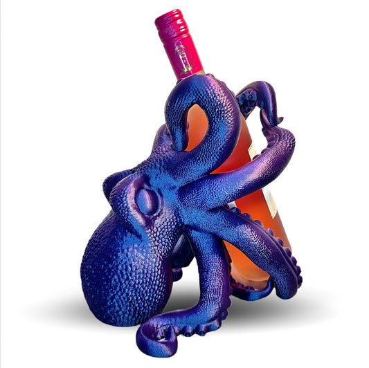 3D Gedruckt - Oktopus Wein Halter