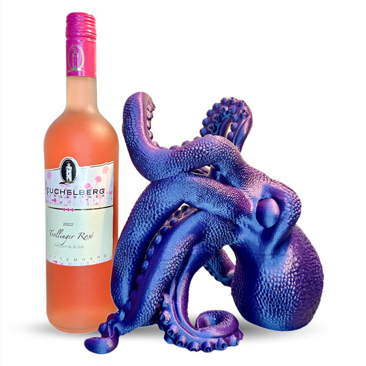 3D Gedruckt - Oktopus Wein Halter