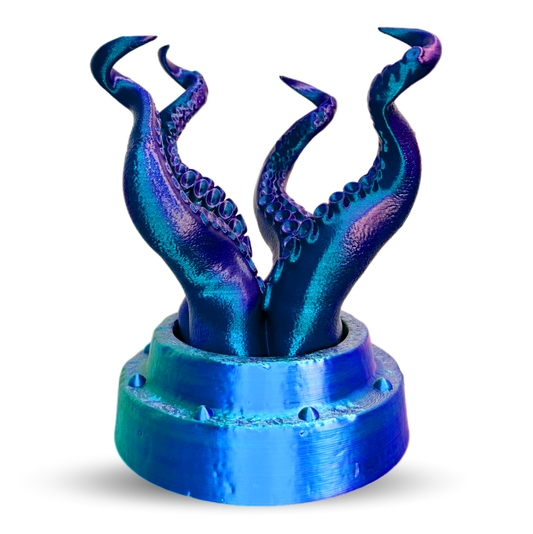 3D Gedrucktes Weinglas mit Tentaclerack für stilvolle Präsentation von Weinen