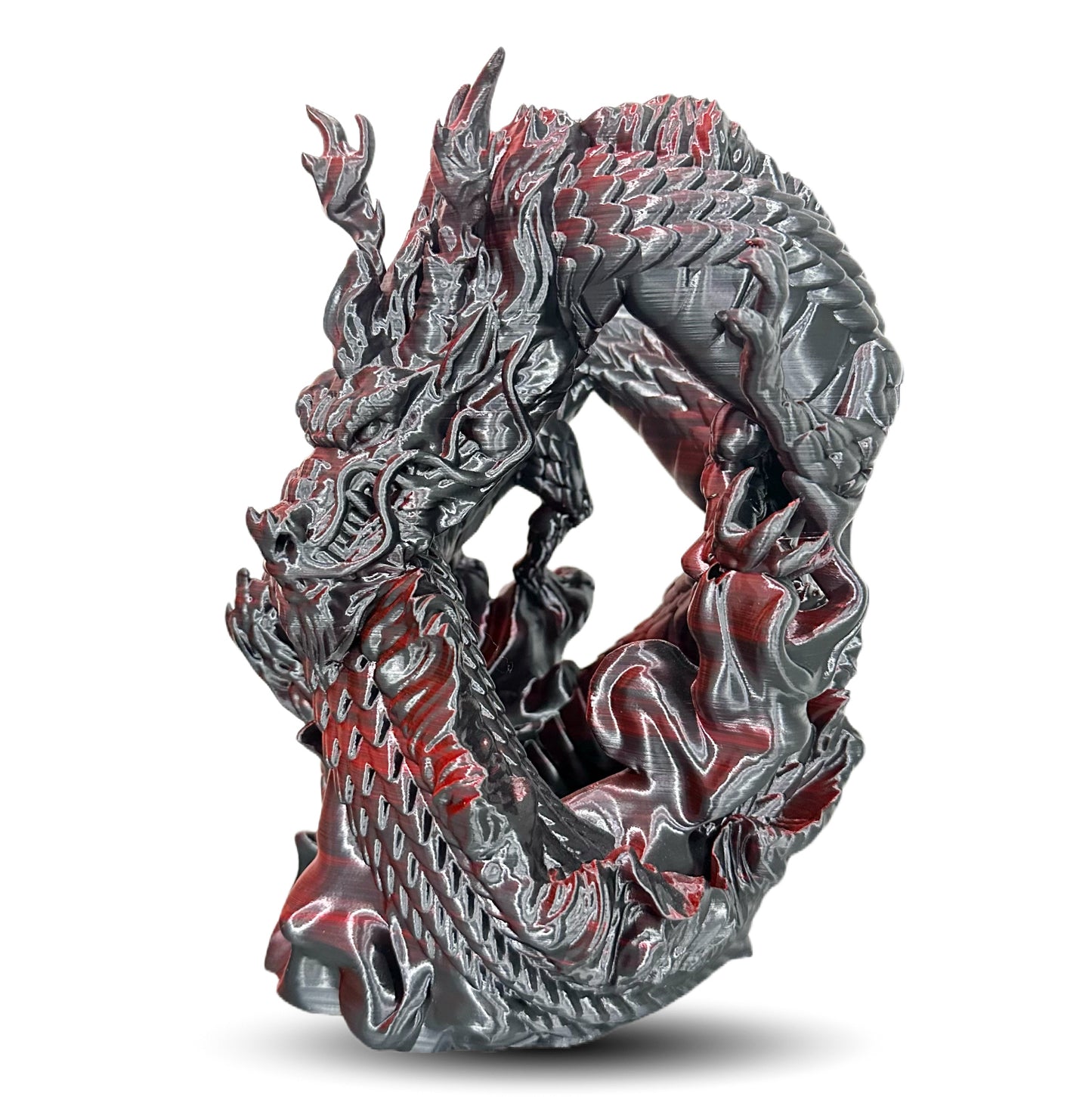 3D Gedruckt - Chinesischer Drachen-Weinhalter, Home Deko, Geschenk