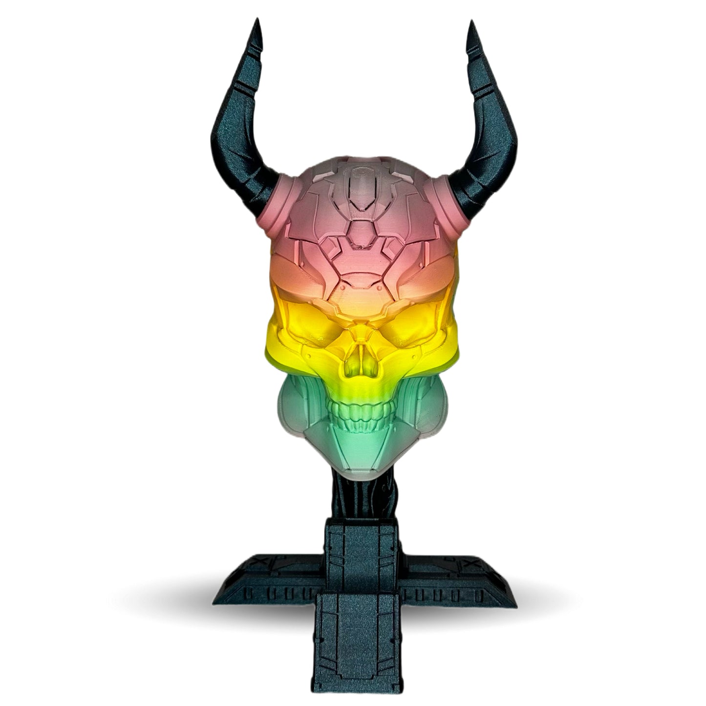 Sci-Fi Totenkopf Headset- & Controller-Halter 3D-gedruckt für Gamer aus umweltfreundlichem PLA/PETG