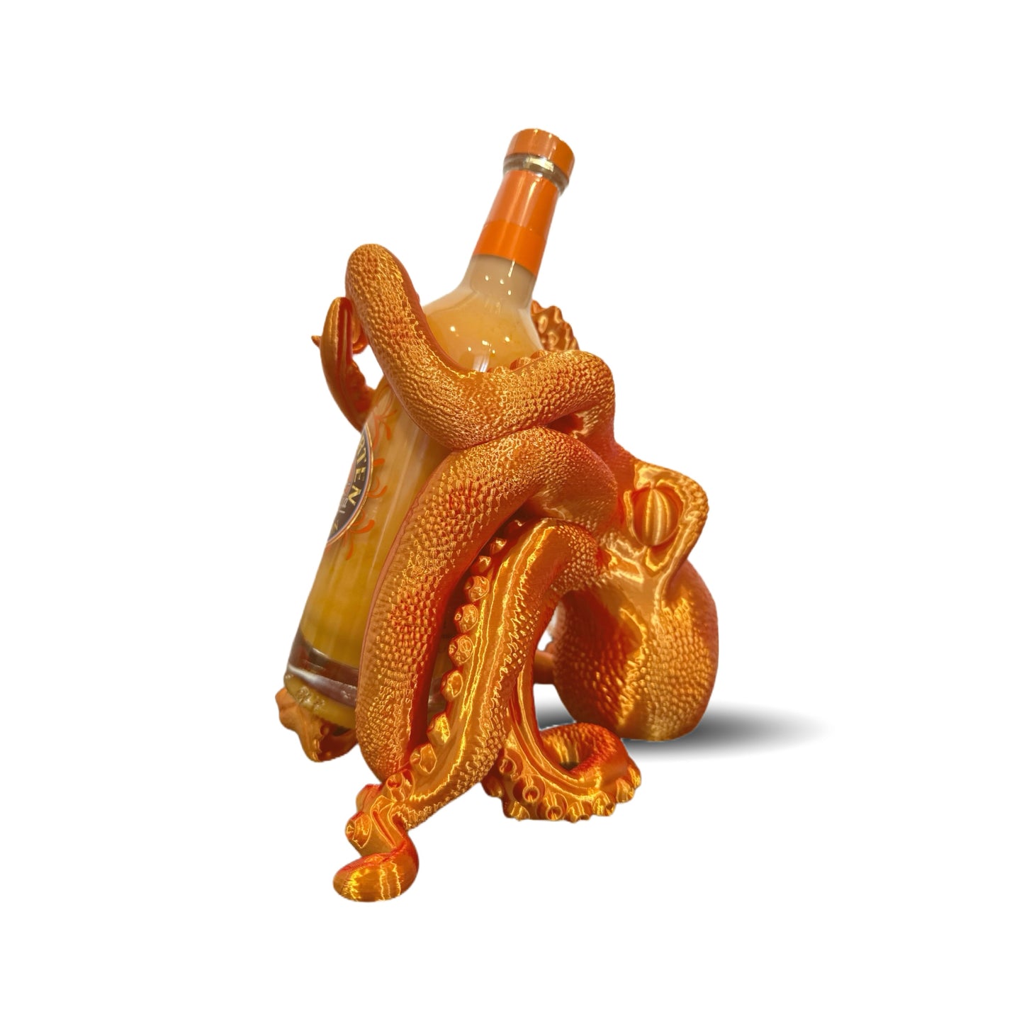 3D Gedruckt - Oktopus Wein Halter