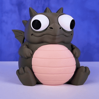 Spardose–Drachen mit beweglichen Augen