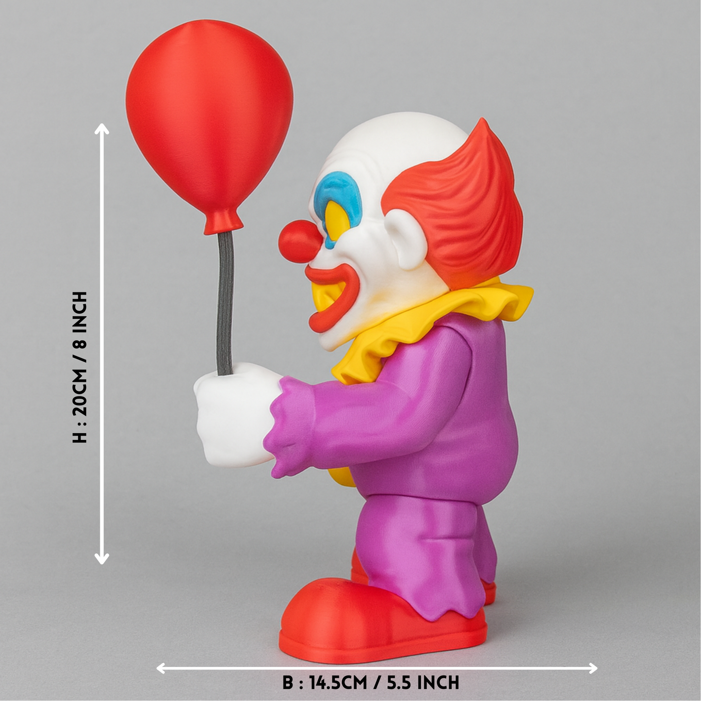 Chuckle Gore – 3D-gedruckter Horror-Clown | Sammlerfigur & Geschenkidee