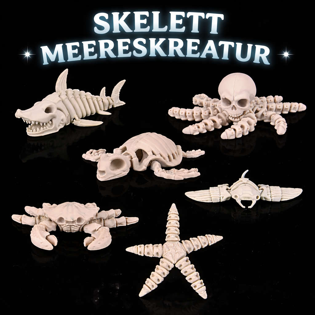 Skelett Meereskreaturen