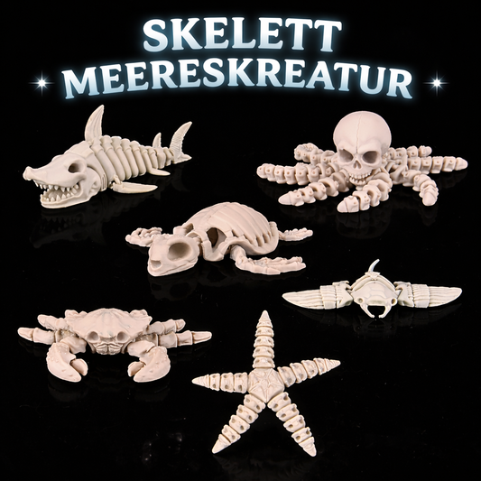 Skelett Meereskreaturen