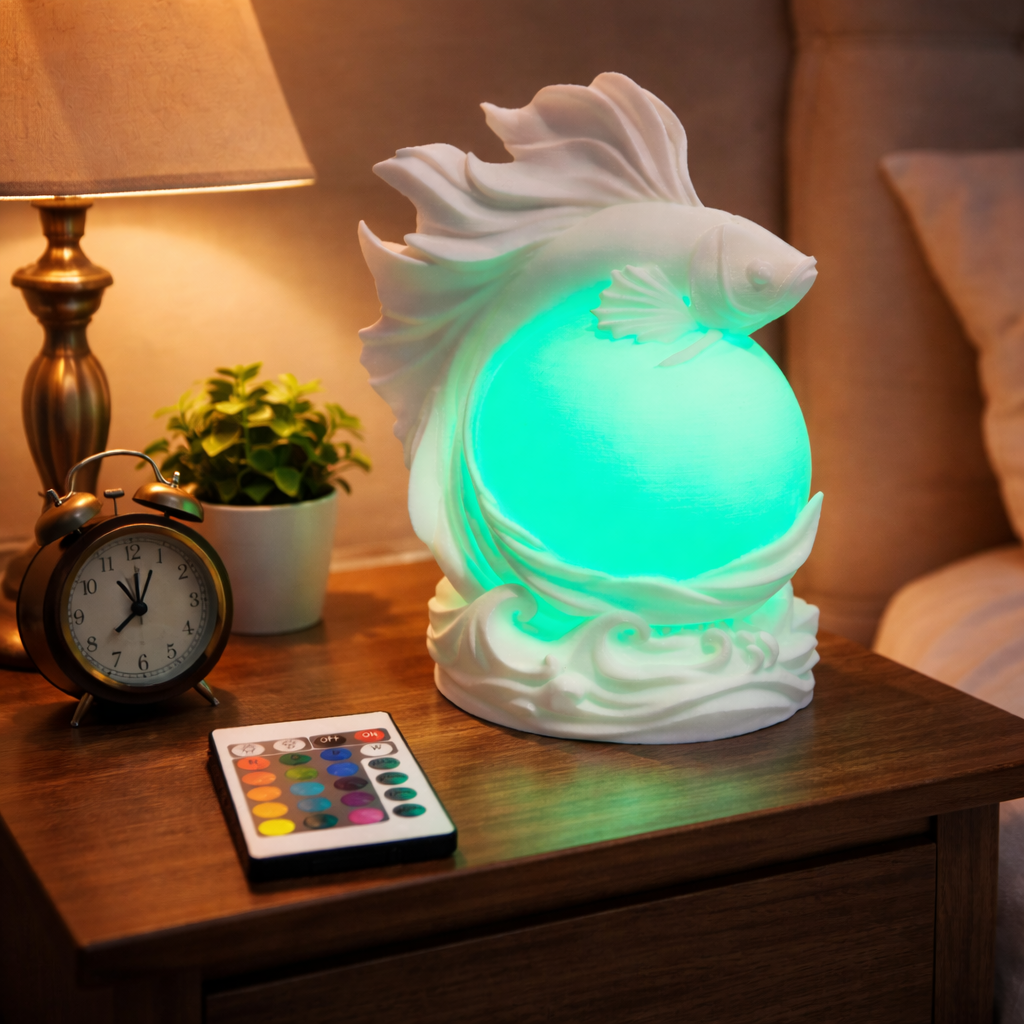 Tischlampe „Luminous Orbs“ – Einzigartiges Design mit RGB-Licht