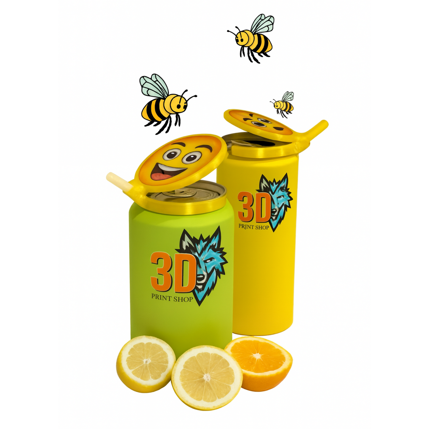 3er Set Dosen Deckel – Insektenschutz & Style für 0.25 L, 0.33 L & 0.5 L Dosen (Kostenlos Versand))