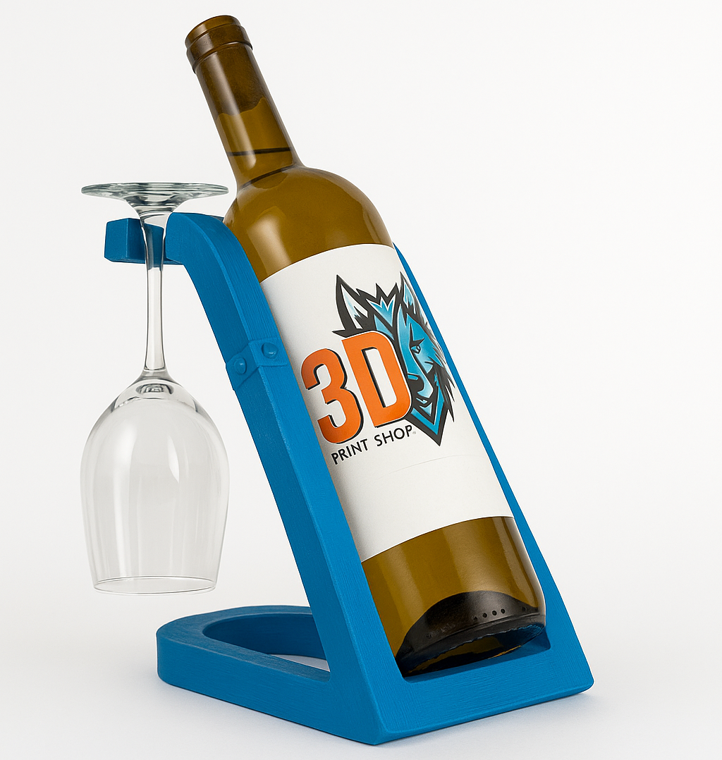 3D- Gedruckt Glas- & Weinhalter – The Oak Rest Design