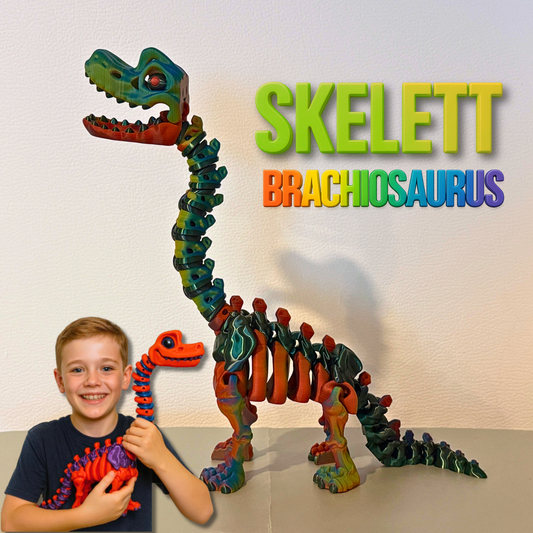 3D-gedrucktes Skelett Brachiosaurus