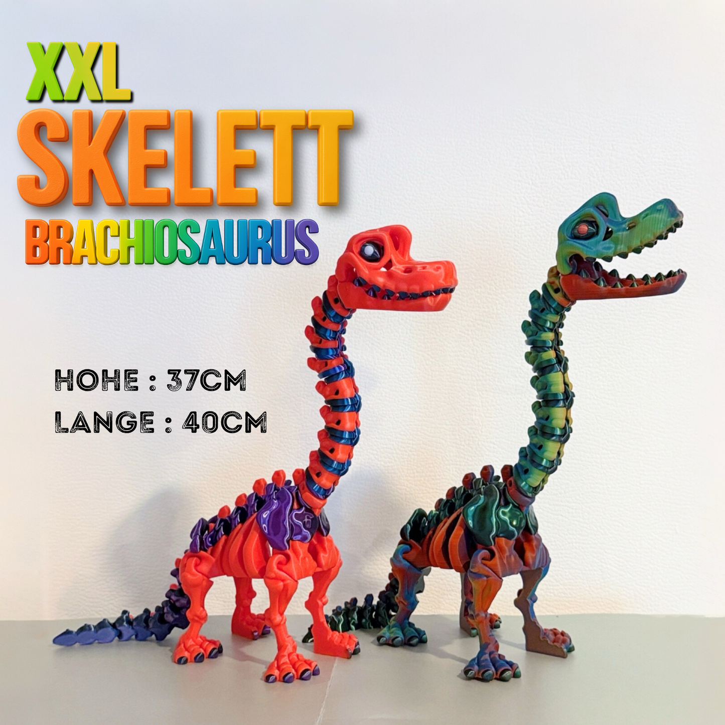 3D-gedrucktes Skelett Brachiosaurus