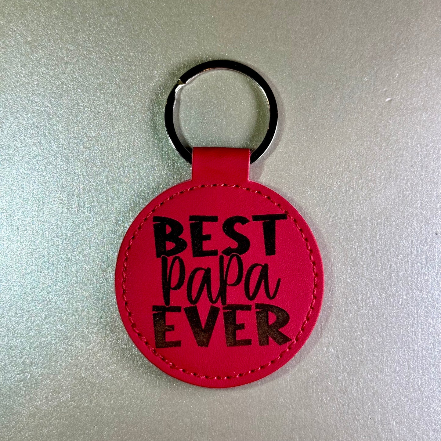 Schlüsselanhänger aus Leder Beste Papa