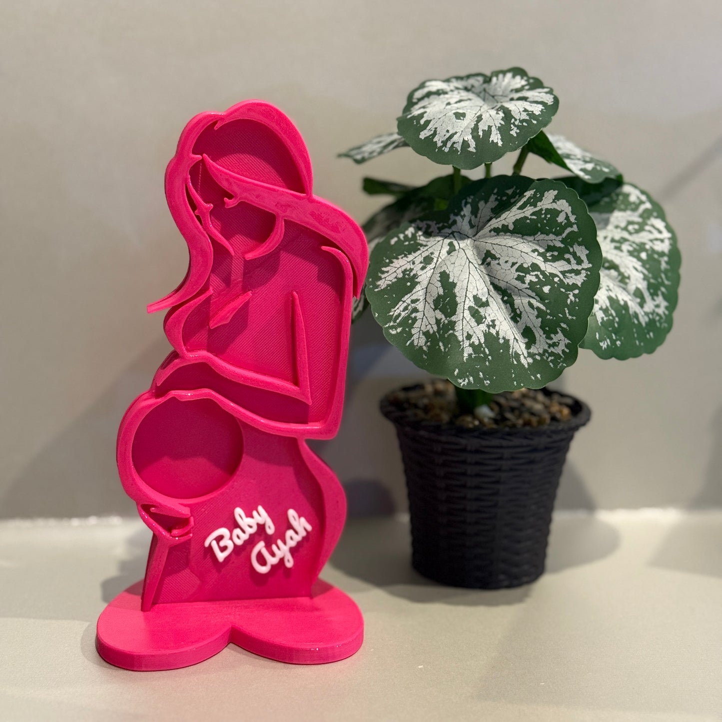 Future Mama Ultraschall-Fotohalter mit Namen