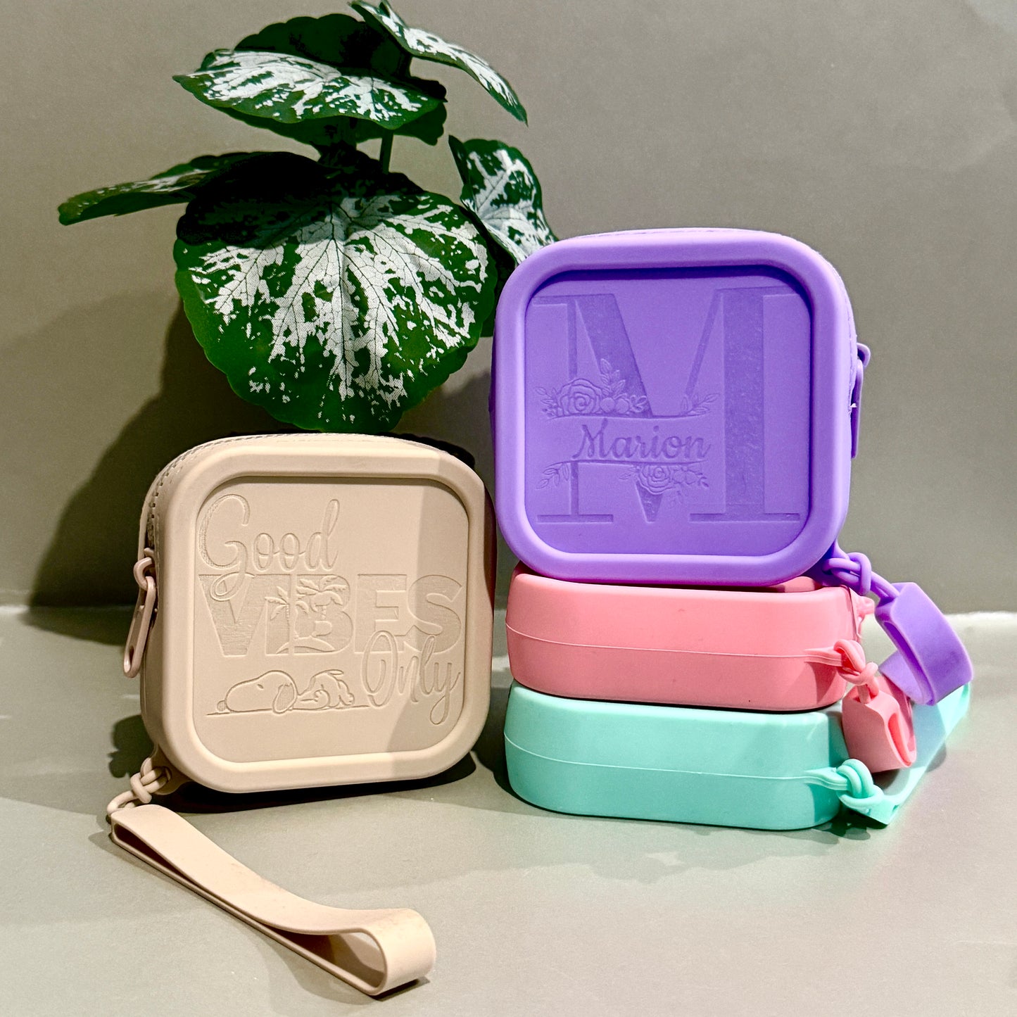 Geldbörse-Silikon Wasserdicht, flexibel & mit Namensgravur