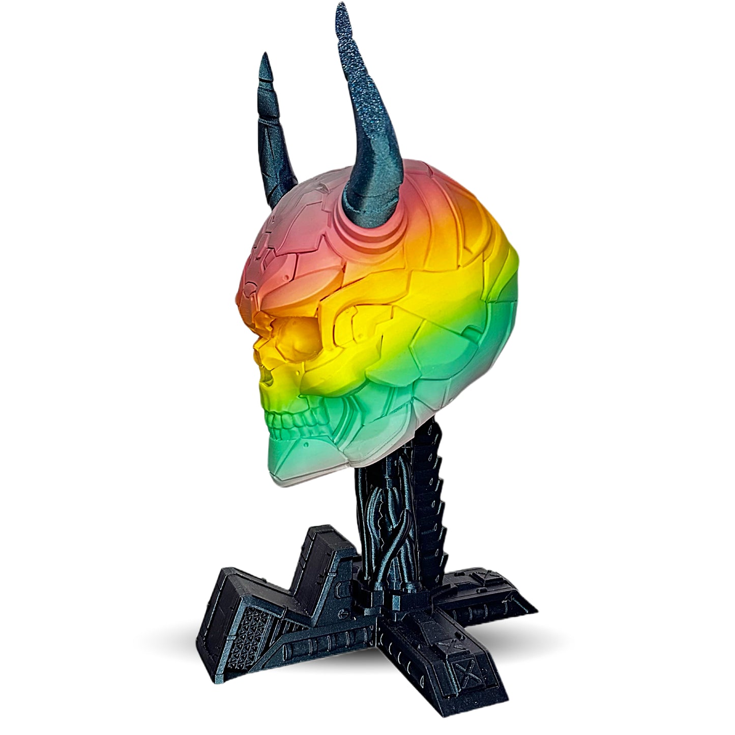 Sci-Fi Totenkopf Headset- & Controller-Halter 3D-gedruckt für Gamer aus umweltfreundlichem PLA/PETG